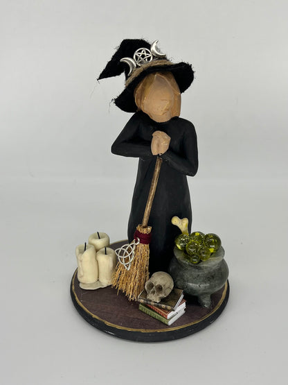 Little witches OOAK decor piece