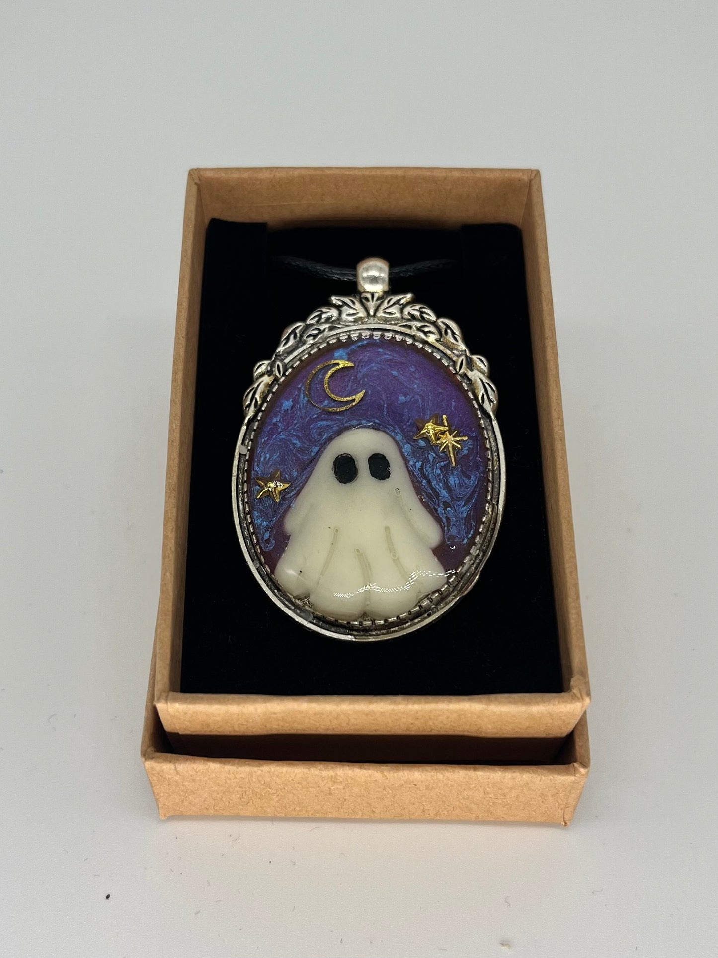 Ghostling pendant sculpted one of a kind