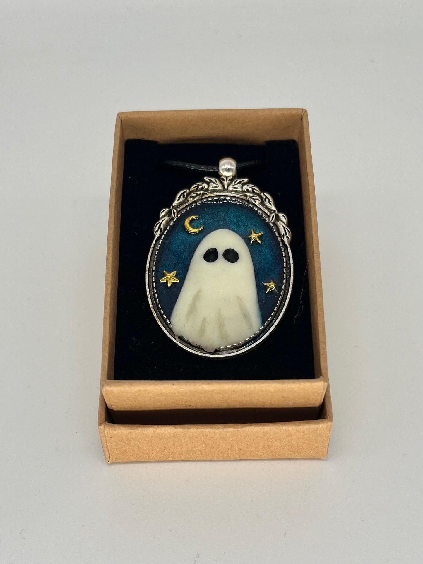 Ghostling pendant sculpted one of a kind