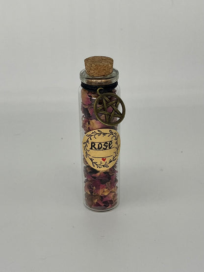 Apothecary bottle herbs