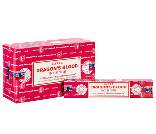 DRAGON'S BLOOD INCENSE STICKS BY SATYA