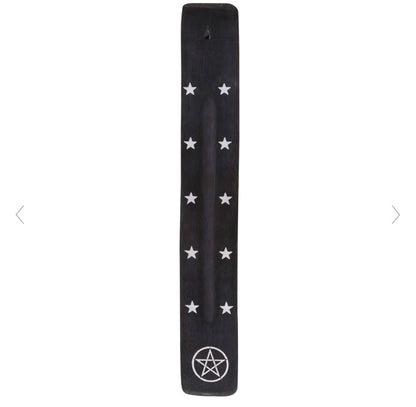 PENTAGRAM WOODEN INCENSE ASH CATCHER