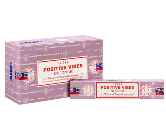 POSITIVE VIBES INCENSE STICKS BY SATYA