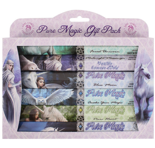 PACK OF 6 PURE MAGIC INCENSE GIFT PACK BY ANNE STOKES