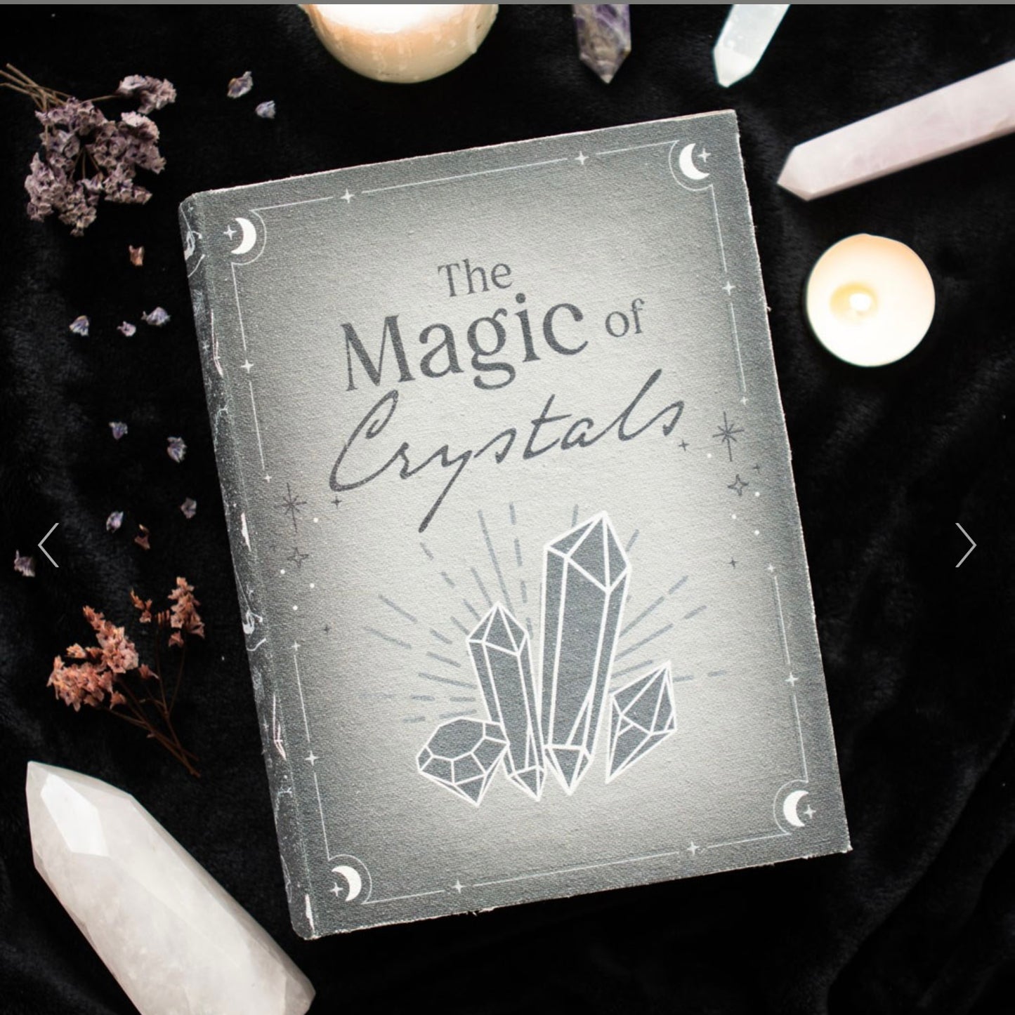 THE MAGIC OF CRYSTALS BOOK STORAGE BOX