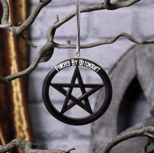 Powered by Witchcraft Hanging Ornament 7cm