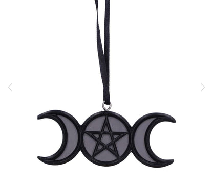 Triple Moon Magic Hanging Ornament 7.5cm