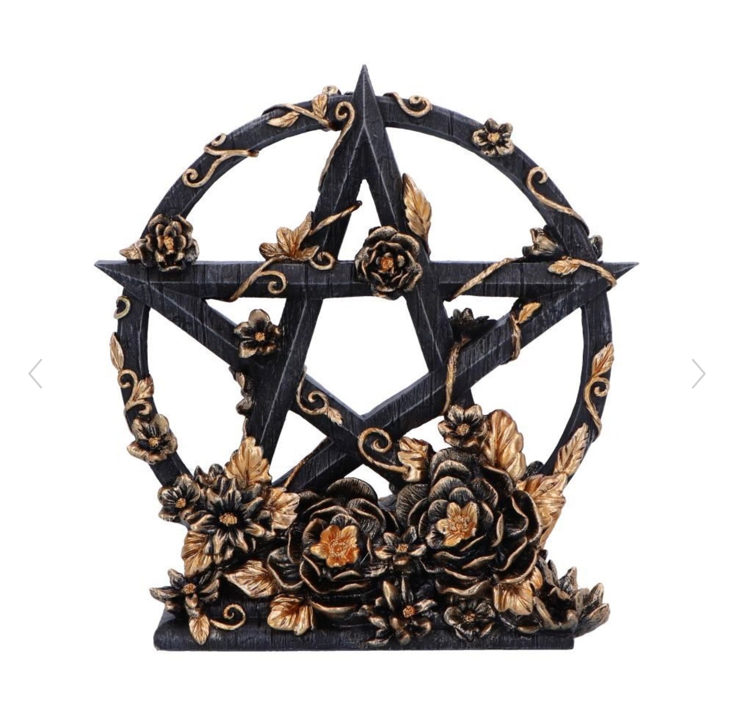 Floral Pentagram figurine 16.5cm