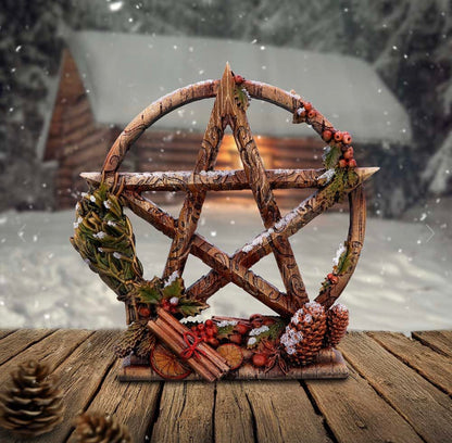 Season of the Pentagram Yule (Winter) 16.5cm