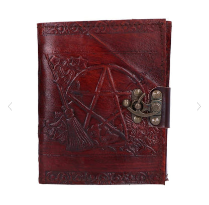 Pentagram Leather Emboss Journal+Lock