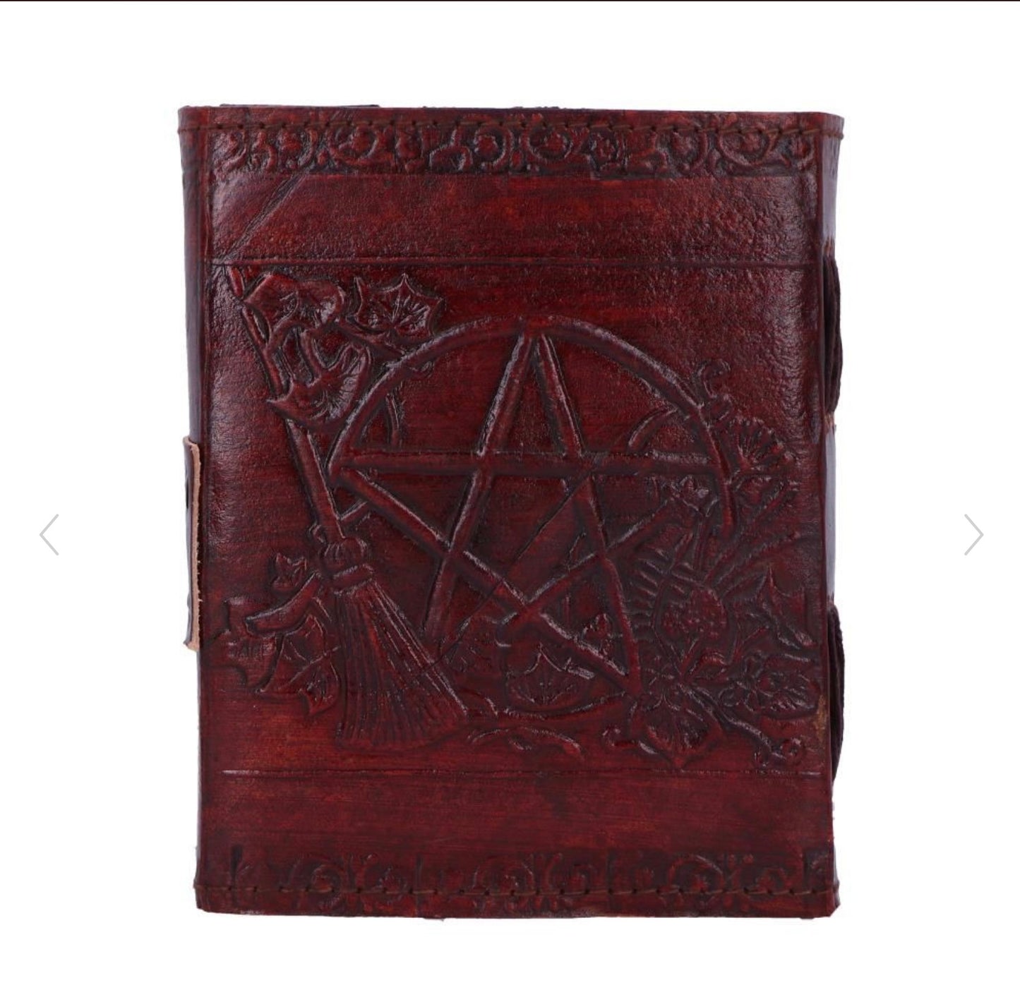 Pentagram Leather Emboss Journal+Lock