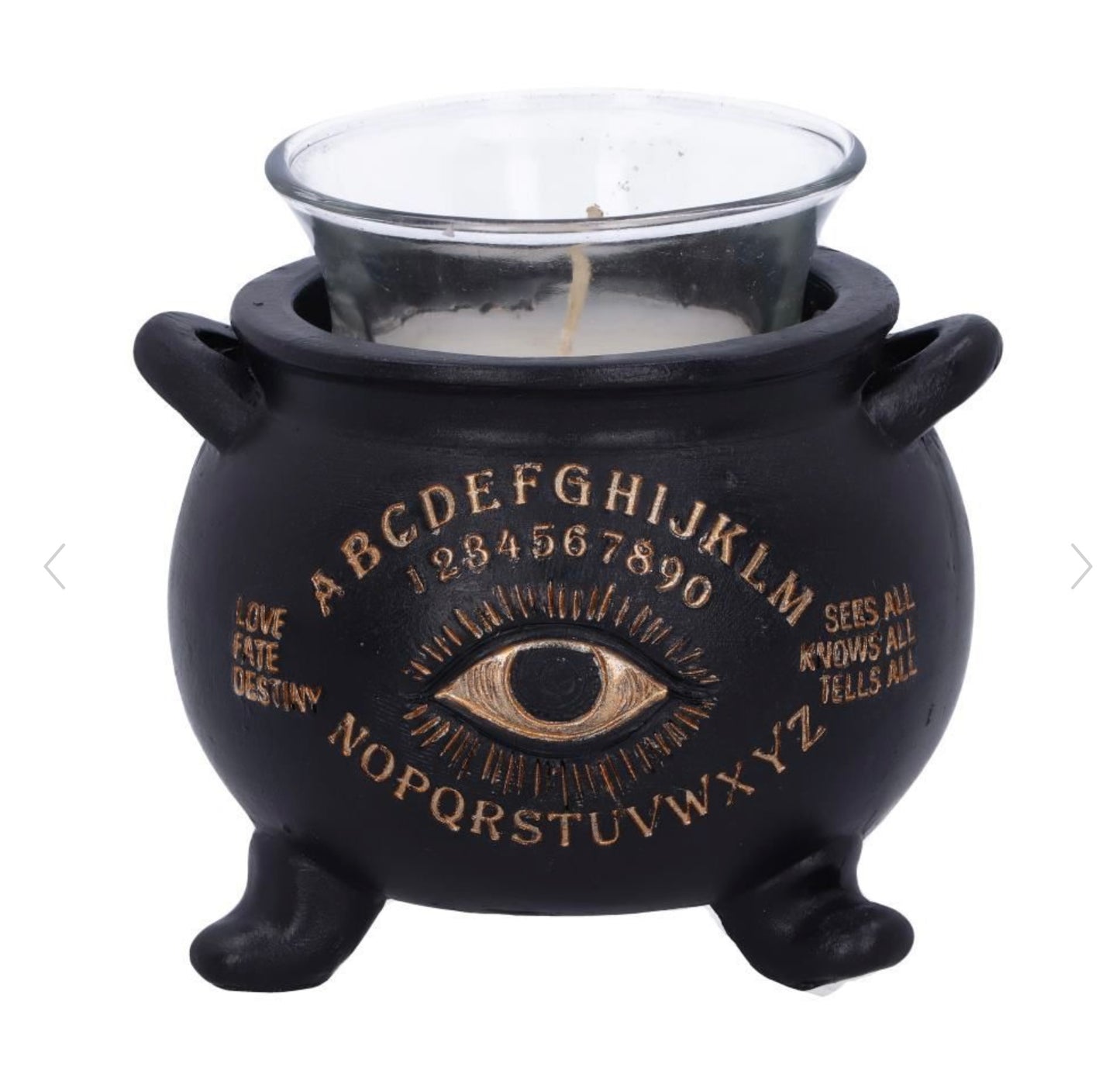 All Seeing Cauldron Candle Holder 9cm