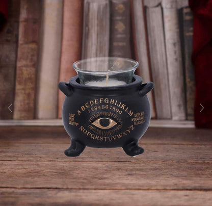 All Seeing Cauldron Candle Holder 9cm