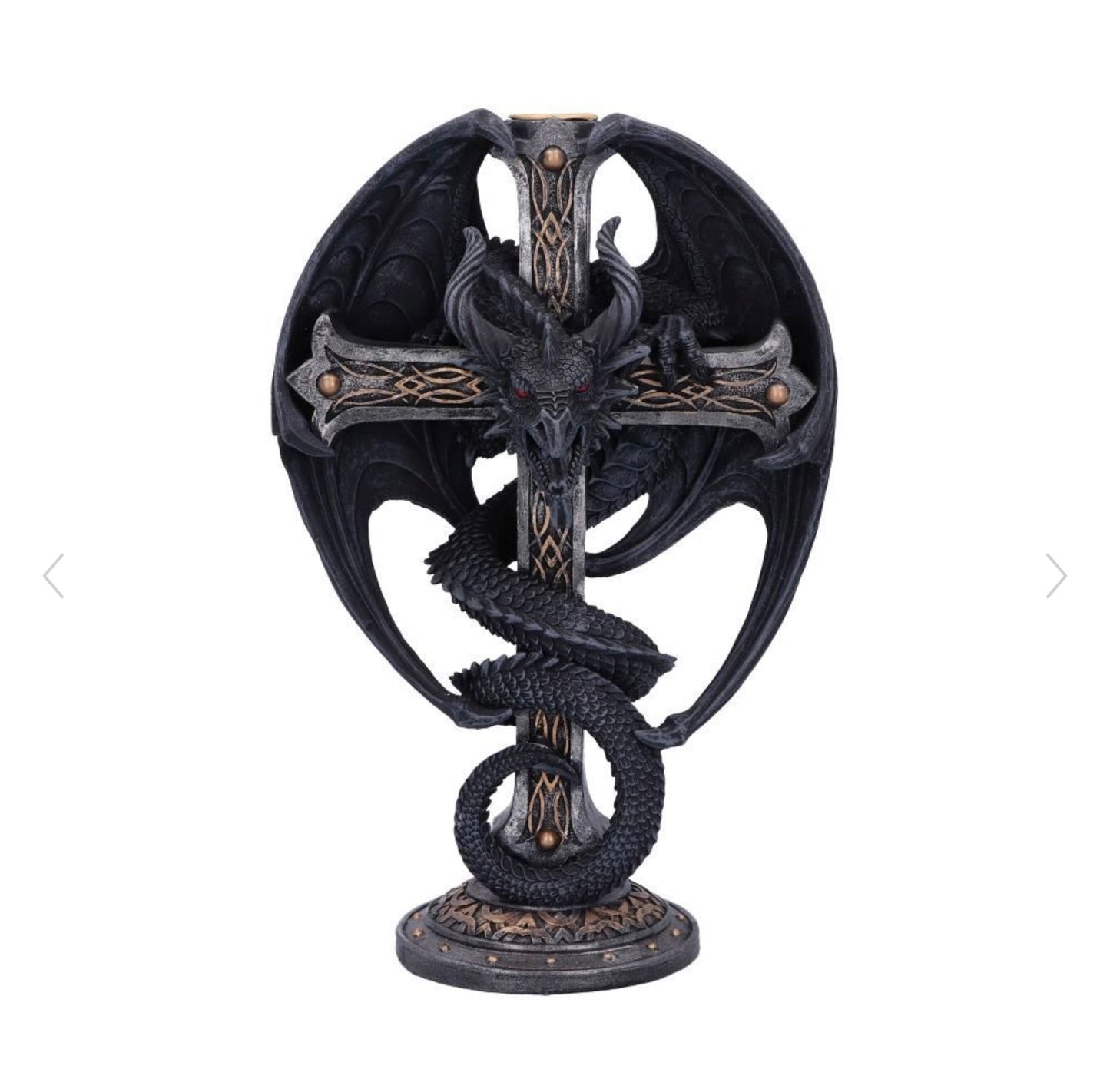 Dark Ember Candle Holder 24.5cm