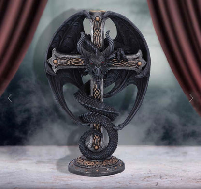 Dark Ember Candle Holder 24.5cm