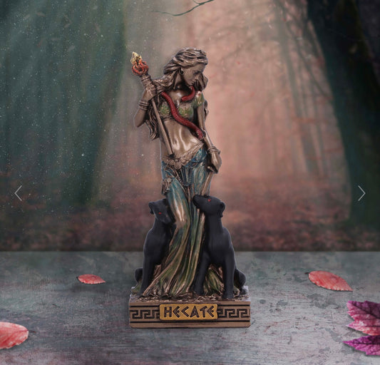 Hecate Moon Goddess figurine  (Mini) 9cm