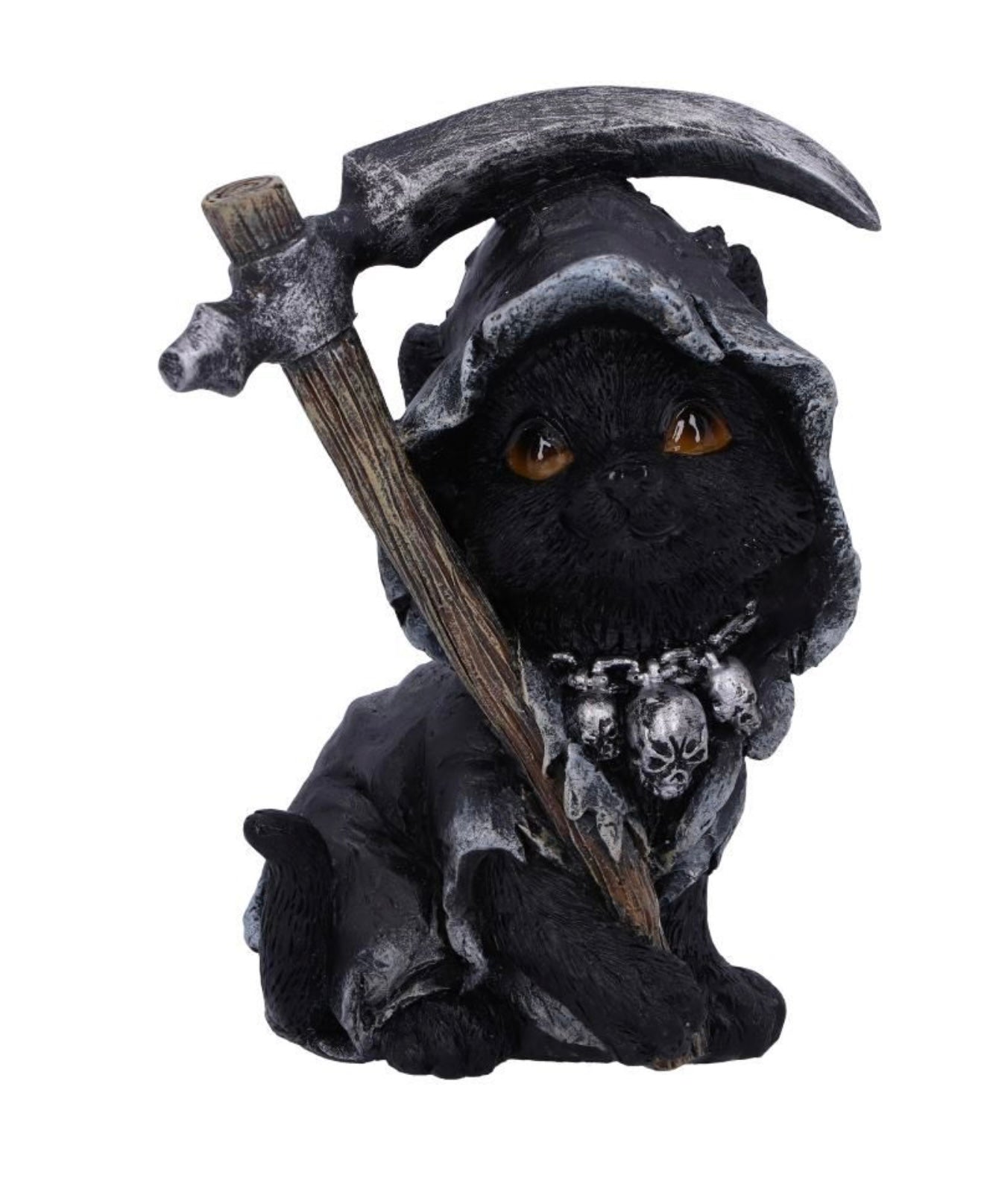 Amara Grim Reaper feline Cat Figurine 10.2cm