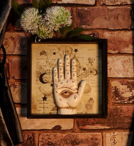 Palmistry Companion Framed Chiromancy Wall Mounted Art