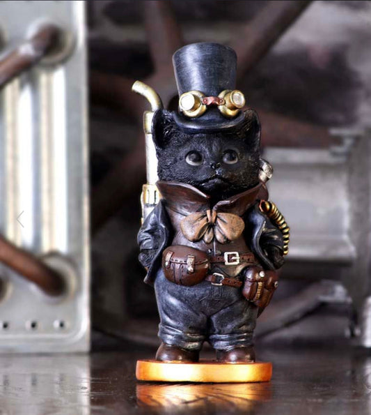 Cogsmiths Adorable Steampunk cat 18.5cm figurine