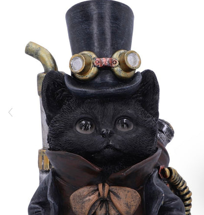 Cogsmiths Adorable Steampunk cat 18.5cm figurine