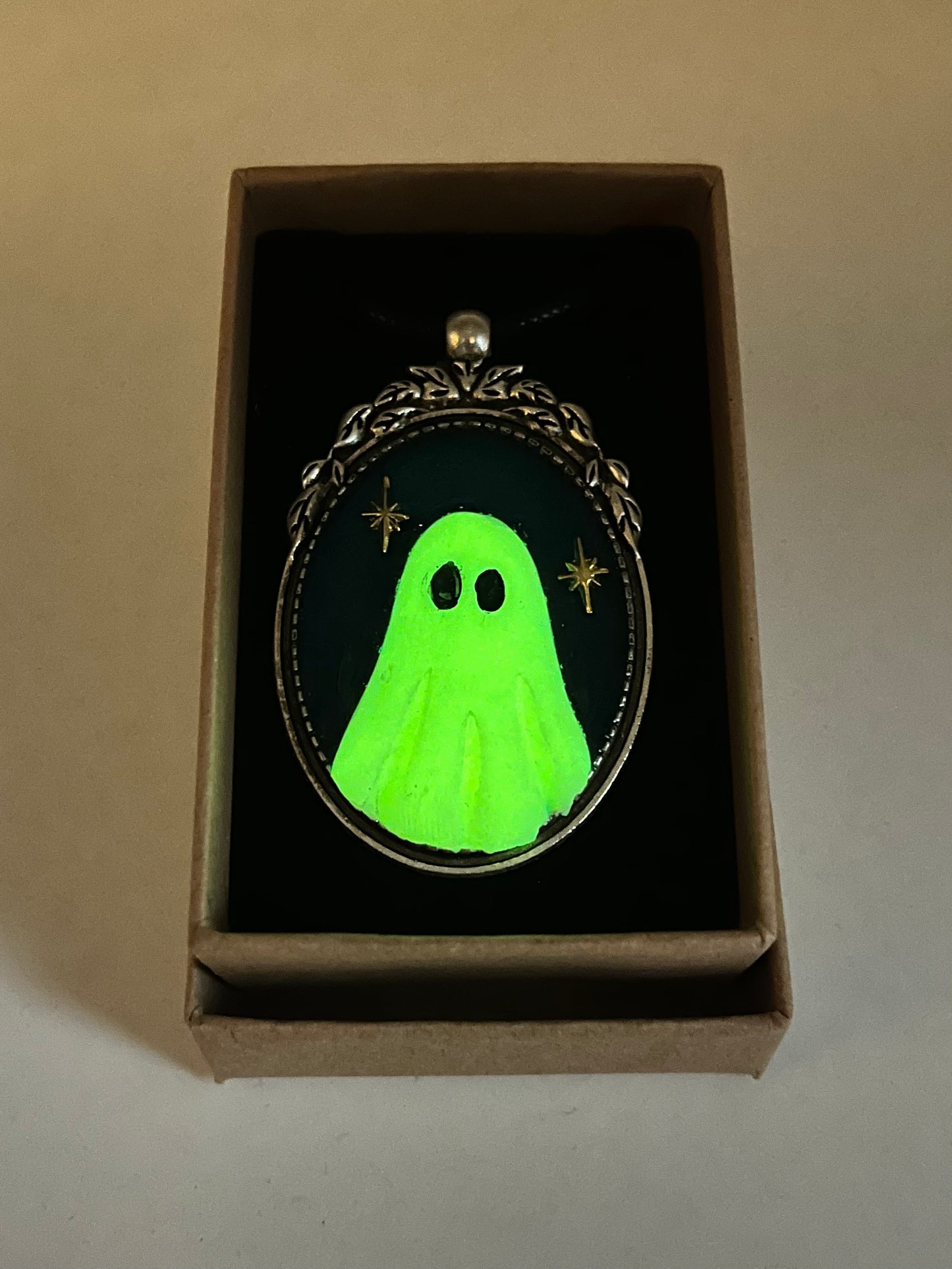 Ghostling pendant sculpted one of a kind