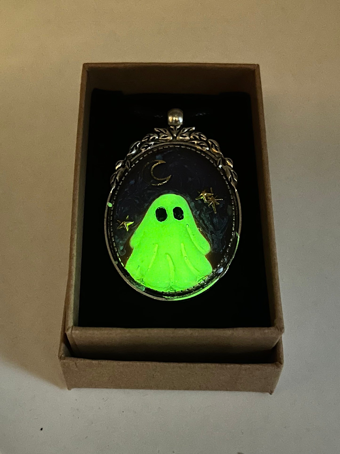 Ghostling pendant sculpted one of a kind